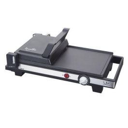 PLANCHA PARA ASAR DOBLE JATA GR269 - 2200W - 410*250MM SUPERFICIE MIXTA - PLACA SUPERIOR RAYADA 180*245MM - TERMOSTATO REGULABLE - ASAS TOQUE FRÍO