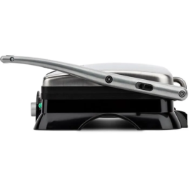 Hkoenig Plancha Eléctrica para Carne GR20 - 2000W, Acero Inoxidable y Negro