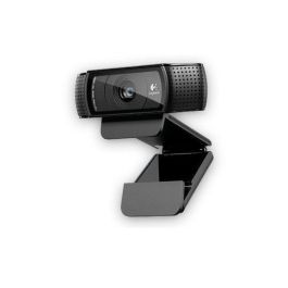 Logitech C920 HD Pro Webcam Full HD 1080p para Videollamadas y Grabación, Autoenfoque, Ópticas Carl Zeiss, Micrófonos Estéreo USB