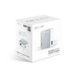 TP-Link TL-MR3020 Router Inalámbrico Portátil 3G/4G 150Mbps 2.4GHz WiFi 802.11n/g/b 3 Modos (Router, AP, Cliente WISP)