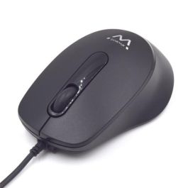 Ewent Ratón Óptico USB EW3159, Clic Silencioso, 1000 DPI, para Diestros y Zurdos
