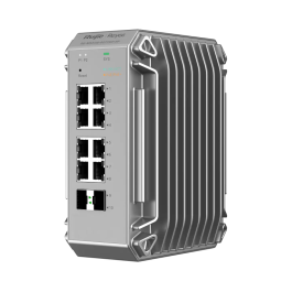 Ruijie Networks RG-NIS3100-8GT2SFP-HP switch Gestionado L2 Gigabit Ethernet (10/100/1000) Energía sobre Ethernet (PoE) Gris Precio: 488.49999968. SKU: B172ADNW2N