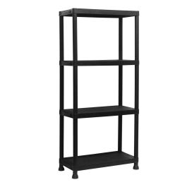 Marbueno Estanteria 4 Baldas Plastico Negro 61x31x131 cm Jardin 10537 Precio: 32.49999984. SKU: B1K4G4Q73G