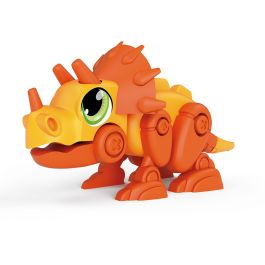 Juego construcción dino bot triceratops.fácil de montar gracias a las herramientas incluidas 20x20x6 cm