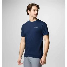 Camiseta de Manga Corta Hombre Columbia North Cascades™ Sleeve Azul oscuro