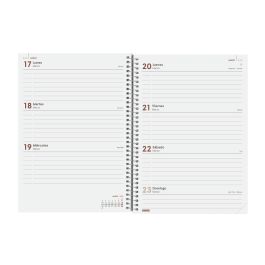 Agenda Finocam YEAR Rojo A5 15,5 x 21,2 cm 2025