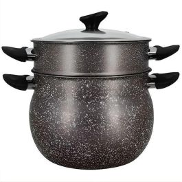 Cuscús - MENASTYL - 6020033 - Aluminio efecto mármol - 9 litros - Apto para todo tipo de fuegos, incluida inducción Precio: 73.50000042. SKU: B1H242RTRR