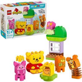 LEGO DUPLO 10457 Fiesta Cumpleaños Winnie Pooh, Tigger, Piglet - Set de Construcción Juguete Educativo Bebés +18 Meses
