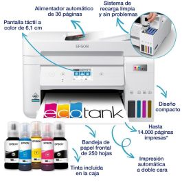 Epson Equipo multifuncion color EcoTank ET-4856 A4 Epson Equipo multifuncion color EcoTank ET-4856 A4