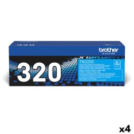 Tóner Brother TN320C Cian (4 Unidades) Precio: 362.50000017. SKU: B1ALAEQETS