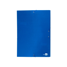 Liderpapel Carpeta Proyectos Folio Lomo 30mm Cartón Forrado Azul