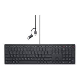 Dell KB525C Teclado para PC Retroiluminado USB-C con Teclado Numérico y 15 Teclas Programables - Español QWERTY, Negro, Resistente a Salpicaduras Precio: 54.49999962. SKU: B1567A5CXM