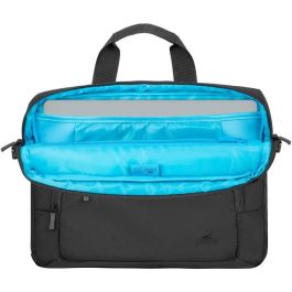 Rivacase 7521 Maletín Toploader Alpendorf para Portátiles 13.3"-14" (35.6 cm) Negro Poliéster RPET con Compartimento para Tablet
