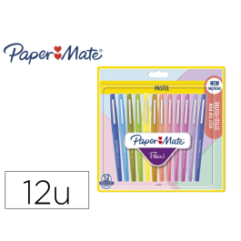 Papermate Rotulador Flair Punta de Fibra Blister 12 Unidades Colores Surtidos Precio: 15.49999957. SKU: B15SN3VSHC