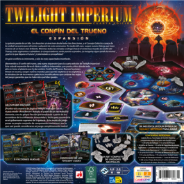 Fantasy Flight Games Expansión El Confín del Trueno para Twilight Imperium 4ª Edición TI11ES Juego de Mesa Español