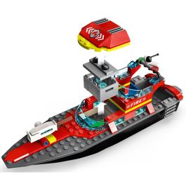 Lancha De Rescate De Bomberos Lego City 60373 Lego