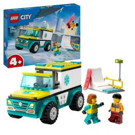 Ambulancia Emergencias Y Chico Snowboard Lego City 60403 Precio: 20.50000029. SKU: B168VVQRSC