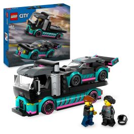 Coche Carreras Y Camión De Transporte Lego City 60406 Lego