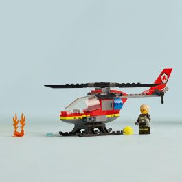 Juego de construccion helicóptero de rescate de bomberos lego city