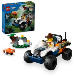 Lego City Exploradores de la Jungla Juego de Construcción Todoterreno y Misión del Panda Rojo