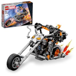 Meca Y Moto Motorista Fantasma Super Heroes 76245 Lego