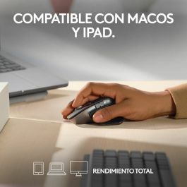 Ratón Bluetooth Inalámbrico Logitech MX Master 3S for Mac Negro Negro/Plateado