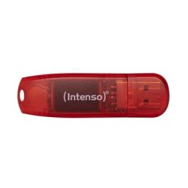 Intenso Memoria USB 2.0 Rainbow 128GB, plástico transparente, lectura 28MB/s Precio: 11.49999972. SKU: S0234184