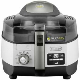 Delonghi FH1396 / 1 Freidora sin Aceite MultiFry Extra Chef con Pantalla Digital, 7 Recetas, Accesorios de Rejilla Blanco/Negro Precio: 262.89000023. SKU: B1386J38V8