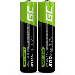 Green Cell GR08 Batería Recargable NiMH AAA 800mAh (Pack 2 unidades)