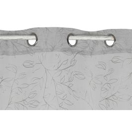 Cortina Urban DKD Home Decor Gris Claro 260 x 140 cm (2 Unidades)