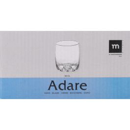 La Mediterranea Set 6 Vasos 300 cc Adare (8 Cajas)