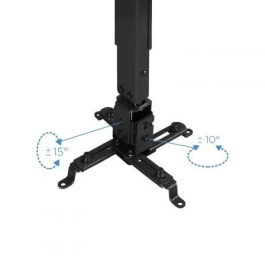 TOOQ SOPORTE PROYECTOR INCLINABLE TECHO NEGRO