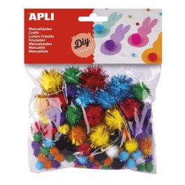 Pom Pom Apli Colores Brillantes Surtidos Bolsa De 78 (Set de 5) Precio: 9.5000004. SKU: B17GCZ6NQ9
