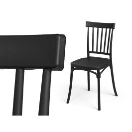 Silla Barras Negra Giftdecor 42x81x45cm Silla Barras Negra Giftdecor 42x81x45cm Precio: 23.68999952. SKU: B15Q6TSKDP