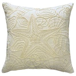 Cojin Mediterraneo DKD Home Decor Crema Blanco 15 x 45 x 45 cm (2 Unidades) Precio: 28.49999999. SKU: B1F2CWCKDT