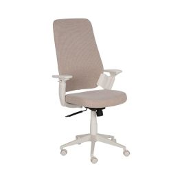 Silla de Oficina Blanco Beige 67,5 x 62 x 114,5 cm