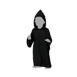 Disfraz Bebé Tenebroso con Mono Negro y Capucha Punta 6-12 Meses - Ideal Halloween, Fantasmas y Espíritus