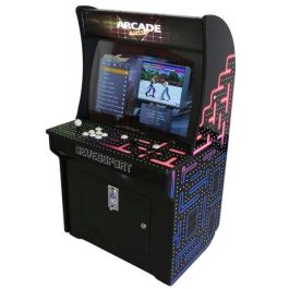 Ociotrends Máquina de Juego Arcade Vertical con Pantalla 26 Pulgadas para 2 Jugadores, Sonidos y Luces, Edad Mínima 8 Años Ociotrends Máquina de Juego Arcade Vertical con Pantalla 26 Pulgadas para 2 Jugadores, Sonidos y Luces, Edad Mínima 8 Años