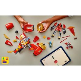 LEGO 71830 Ninjago Moto-Meca de la Tormenta de Kai | Juguete de Construcción 2 en 1: Meca y Moto de Nya | Set +7 años