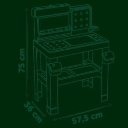 Smoby SMO3032163607403 - Banco de trabajo Bricolo Pro Black and Decker para niños, a partir de 3 años