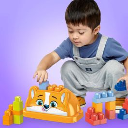 Cubo Bloques Perrito Corgi Fisher Price Hdk81 Mega Bloks