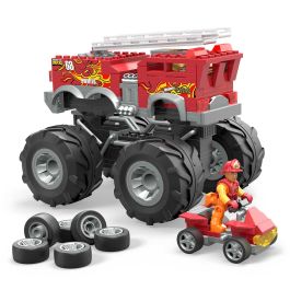 Mega Construx Monster Trucks Camion De Bomberos Hhd19 Mattel