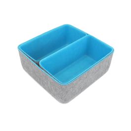Confortime Set de 3 Organizadores de Fieltro 25.5 x 25.5 x 10.5 cm (6 Unidades)