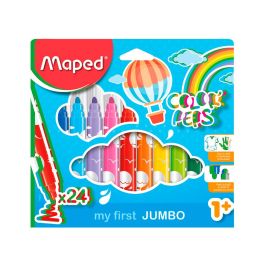 Rotulador Maped Color Peps Early Age Jumbo Caja De 24 Colores