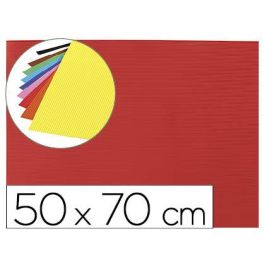 Goma Eva Ondulada Liderpapel 50x70 cm 2,2 mm De Espesor Rojo 10 unidades