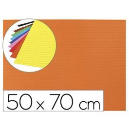 Goma Eva Ondulada Liderpapel 50x70 cm 2,2 mm De Espesor Naranja 10 unidades