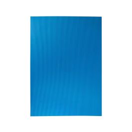 Goma Eva Ondulada Liderpapel 50x70 cm 2,2 mm De Espesor Azul Claro 10 unidades