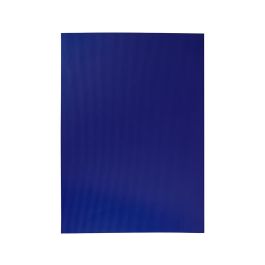 Goma Eva Ondulada Liderpapel 50x70 cm 2,2 mm De Espesor Azul Oscuro 10 unidades