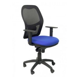 Silla Piqueras Y Crespo Jorquera Brazos Regulables Mecanismo Sincro Con Regulador De Tension Respaldo De Malla Negra Y Asiento Tapizado Bali Azul Precio: 319.50000027. SKU: S5702204
