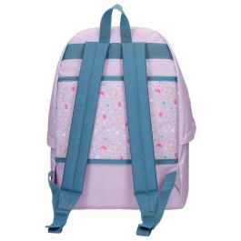 Disney Mochila Stitch Lovely 45cm con 2 Bolsillos Laterales y Bolsillo para Botella (31,5x45x15cm)